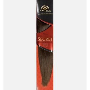 Sepia Secret Premium 100% Real Human Hair 18" Clip-In Extension 7pcs #4 Brown